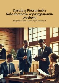 Rola doradców w postępowaniu cywilnym - Karolina Pietrusińska - ebook