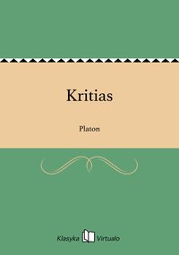 Kritias - Platon - ebook