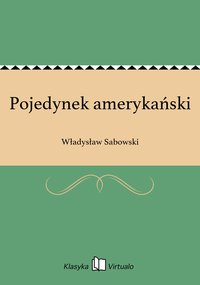 Pojedynek amerykański - Władysław Sabowski - ebook