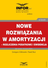 Nowe rozwiązania w amortyzacji – rozliczenie podatkowe i ewidencja - Grzegorz Ziółkowski - ebook