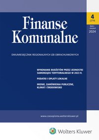 Finanse Komunalne. Nr 4/2024 - Opracowanie zbiorowe - ebook