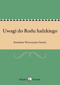Uwagi do Rodu ludzkiego - Stanisław Wawrzyniec Staszic - ebook