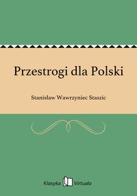 Przestrogi dla Polski - Stanisław Wawrzyniec Staszic - ebook