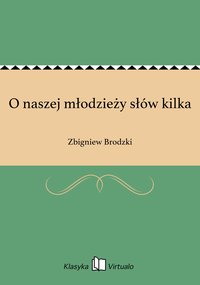O naszej młodzieży słów kilka - Zbigniew Brodzki - ebook