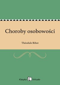 Choroby osobowości - Théodule Ribot - ebook
