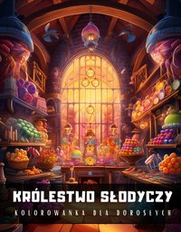 Kolorowanka dla Dorosłych Królestwo Słodyczy - Artful Palette - ebook