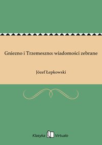 Gniezno i Trzemeszno: wiadomości zebrane - Józef Łepkowski - ebook