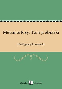 Metamorfozy. Tom 3: obrazki - Józef Ignacy Kraszewski - ebook