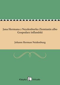 Jana Hermana z Neydenburku Ziemianin albo Gospodarz inflandski - Johann Herman Neidenburg - ebook