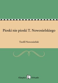 Pioski nie pioski T. Nowosielskiego - Teofil Nowosielski - ebook