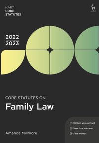 Core Statutes on Family Law 2022-23 [DRM] - Amanda Millmore - ebook