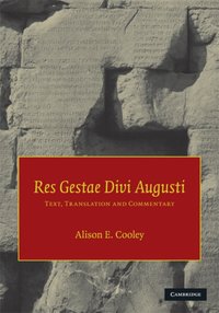 Res Gestae Divi Augusti [DRM] - Alison E. Cooley - ebook