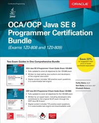 OCA/OCP Java SE 8 Programmer Certification Bundle (Exams 1Z0-808 and 1Z0-809) [DRM] - Kathy Sierra - ebook