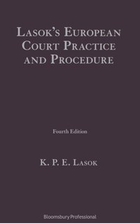Lasok's European Court Practice and Procedure [DRM] - K P E Lasok KC - ebook