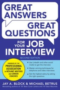 Great Answers, Great Questions For Your Job Interview, 2nd Edition [DRM] - Michael Betrus - ebook
