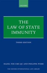 Law of State Immunity [DRM] - Philippa Webb - ebook