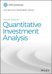 Quantitative Investment Analysis [DRM] - CFA Institute - ebook