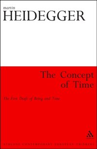 The Concept of Time [DRM] - Martin Heidegger - ebook