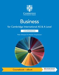 Cambridge International AS & A Level Business Coursebook - eBook [DRM] - Alastair Farquharson - ebook