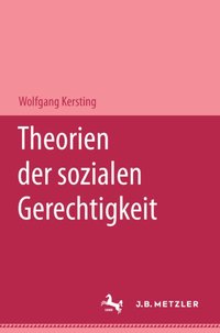 Theorien der sozialen Gerechtigkeit [DRM] - Wolfgang Kersting - ebook