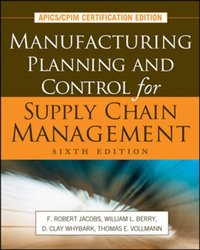 Manufacturing Planning and Control for Supply Chain Management [DRM] - Thomas E. Vollmann - ebook