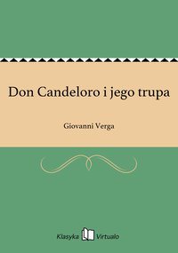 Don Candeloro i jego trupa - Giovanni Verga - ebook
