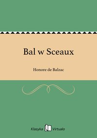 Bal w Sceaux - Honore de Balzac - ebook
