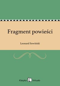 Fragment powieści - Leonard Sowiński - ebook