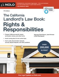 California Landlord's Law Book, The [DRM] - Nils Rosenquest - ebook