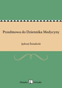 Przedmowa do Dziennika Medycyny - Jędrzej Śniadecki - ebook