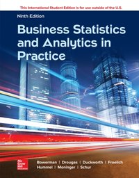Business Statistics and Analytics in Practice ISE [DRM] - Amy G. Froelich - ebook