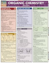 Organic Chemistry Reactions [DRM] - Inc. BarCharts - ebook