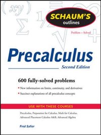 Schaum's Outline of PreCalculus, 2nd Ed. [DRM] - Fred Safier - ebook