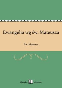 Ewangelia wg św. Mateusza - Św. Mateusz - ebook