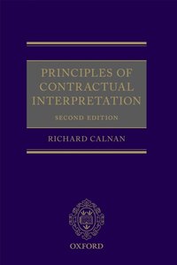 Principles of Contractual Interpretation [DRM] - Richard Calnan - ebook