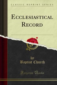 Ecclesiastical Record [DRM] - Baptist Church - ebook