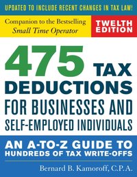 475 Tax Deductions for Businesses and Self-Employed Individuals [DRM] - Bernard B. Kamoroff - ebook