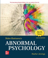 Abnormal Psychology ISE [DRM] - Susan Nolen-Hoeksema - ebook