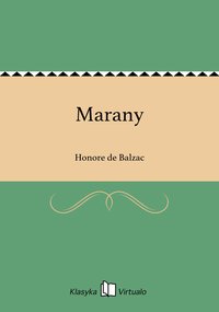 Marany - Honore de Balzac - ebook