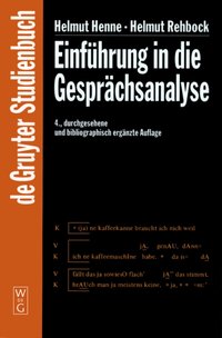 Einführung in die Gesprächsanalyse [DRM] - Helmut Rehbock - ebook