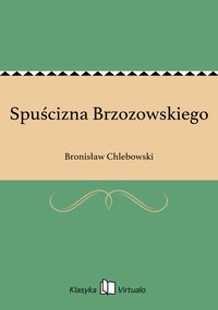 Spuścizna Brzozowskiego - Bronisław Chlebowski - ebook