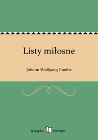 Listy miłosne - Johann Wolfgang Goethe - ebook