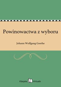 Powinowactwa z wyboru - Johann Wolfgang Goethe - ebook