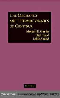 Mechanics and Thermodynamics of Continua [DRM] - Lallit Anand - ebook