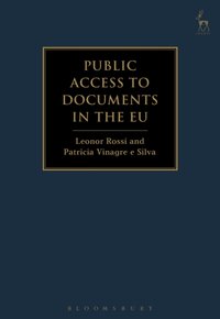 Public Access to Documents in the EU [DRM] - Patricia Vinagre e Silva - ebook