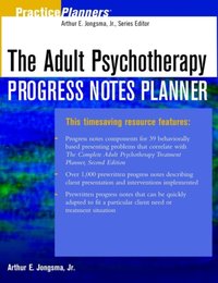 Adult Psychotherapy Progress Notes Planner [DRM] - David J. Berghuis - ebook
