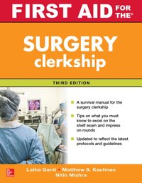 First Aid for the Surgery Clerkship, Third Edition [DRM] - Nitin Mishra - ebook