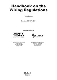 Handbook on the Wiring Regulations [DRM] - Electrical Contractors' Association - ebook