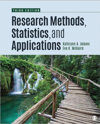 Student Study Guide With IBM(R) SPSS(R) Workbook for Research Methods, Statistics, and Applications [DRM] - Kathrynn A. Adams - ebook