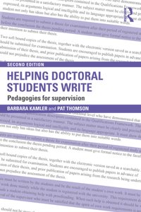 Helping Doctoral Students Write [DRM] - Pat Thomson - ebook
